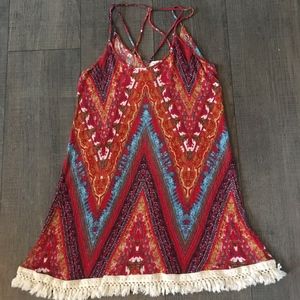 Umgee Fringe Tank Top